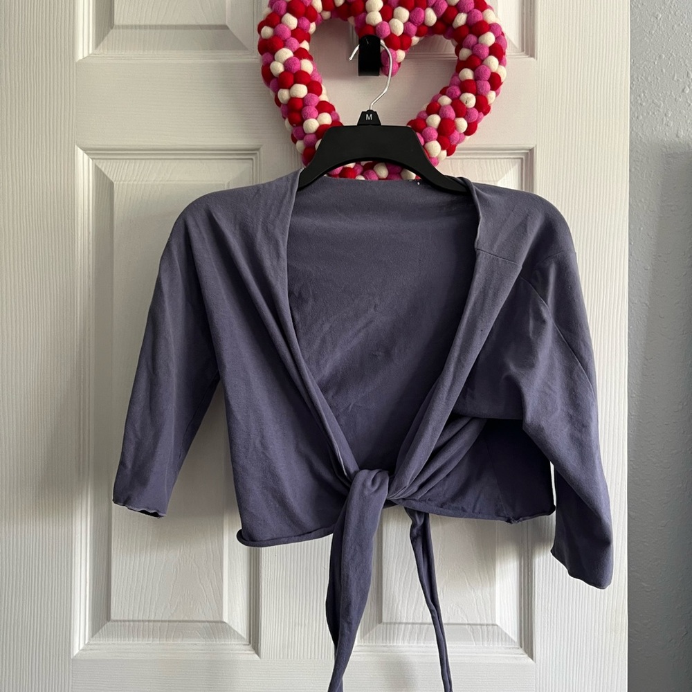 Crop top mid sleeve